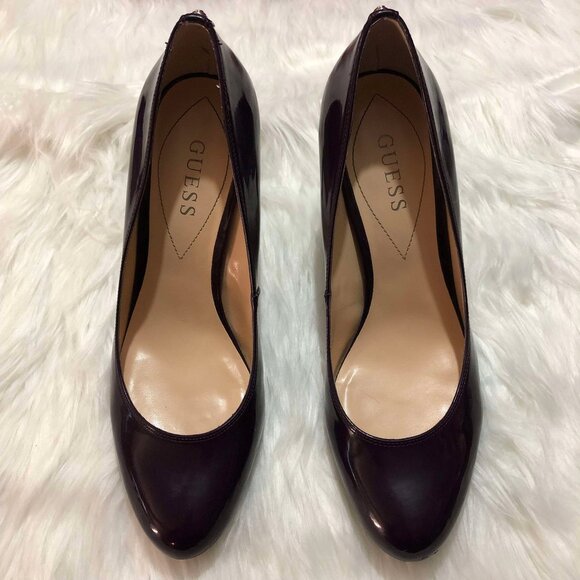 Dark Purple Guess Heels (9) - Picture 3 of 12